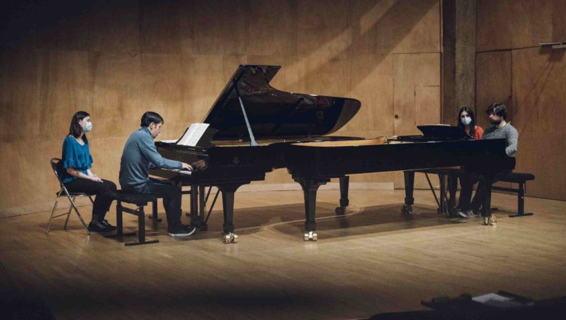 Duo Geister - Masterclass Piano-Piano Salle Cortot 2022 - © Colin Le Dorlot