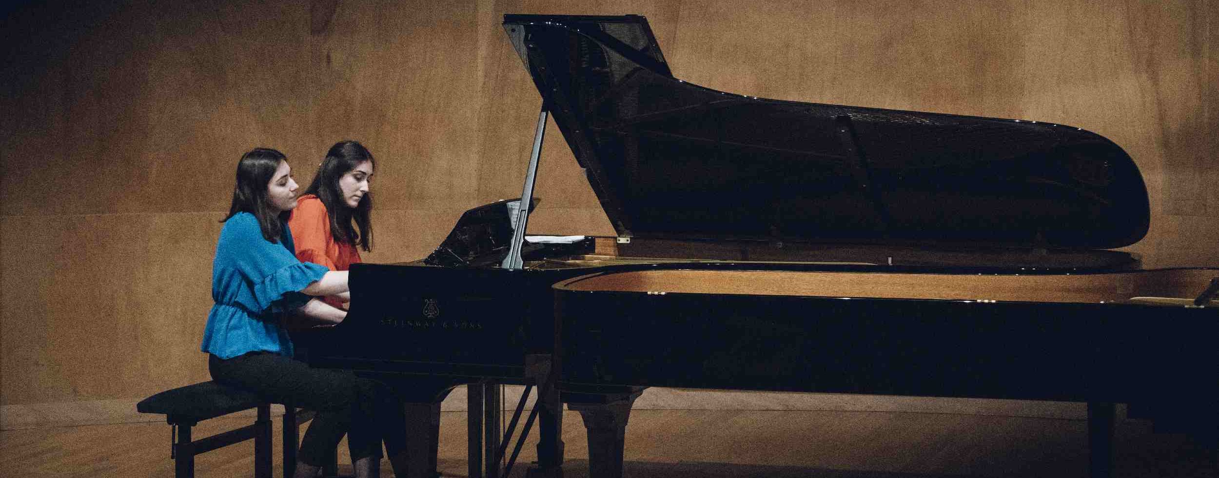 Chiara & Fiona Alaimo - Masterclass Piano-Piano Salle Cortot - © Colin Le Dorlot